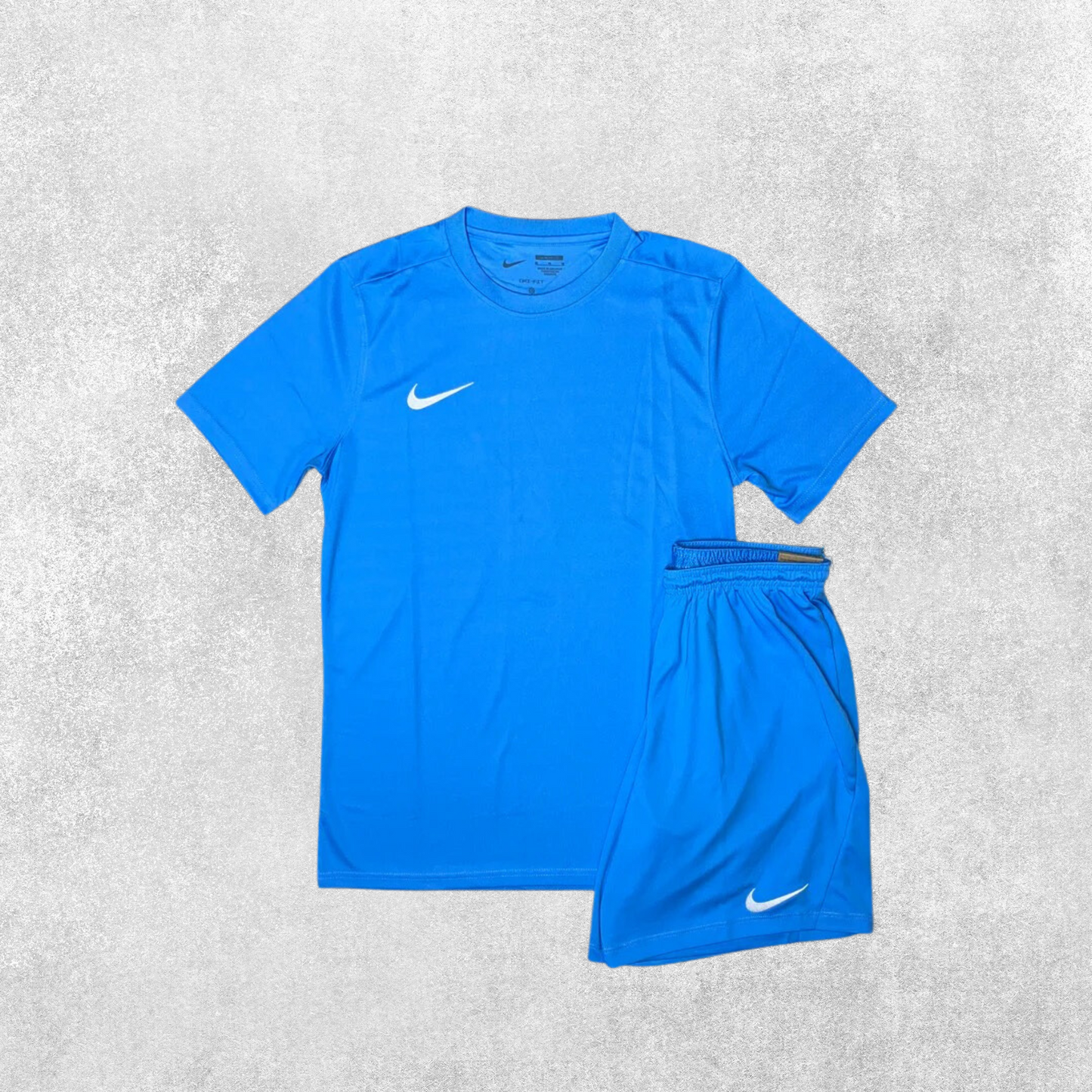 Nike - Blue Tee & Shorts - Dri Fit Set